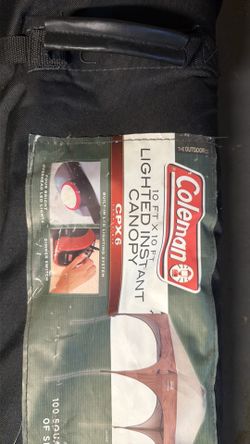 10x10 Coleman LED Canopy - Like New
