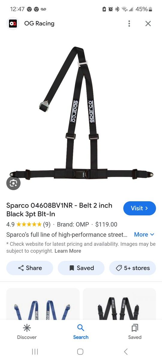 Sparco 3 Point