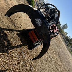 Log Grapple, Plate Compactor- Power broom 