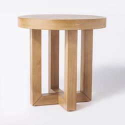 Threshold Rose Park Round Wood End Table