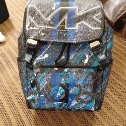 BIG Super Set HAUL OF 8 Professionally Customized  Auth. Michael Ko Red Frs Graffiti inspired Backpacks New & Preloved