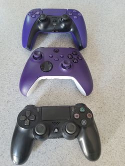 PS4 | PS5 | Xbox Series | Purple | Black