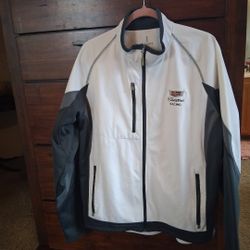 Elevate Cadillac Racing Men’s Size Large Full Zip Fleece Embroidered Logo Jacket