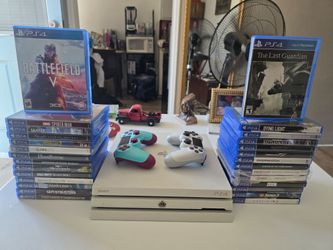 SONY PS4 PRO With 1 terabyte hard drive. Games included