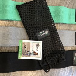 PREMIUM GRIP Life Hip Booty Bands Fabric Resistance Bands for Gym Home Workout (Set of 3)