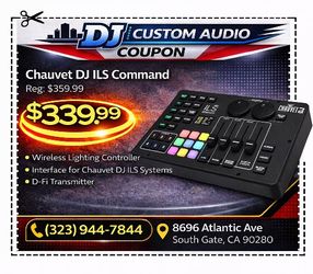 Chauvet DJ ILS Command Wireless D-Fi Controller Interface For ILS Lights 🚨 Payment Options Available 🚨 No Credit Needed 🚨 