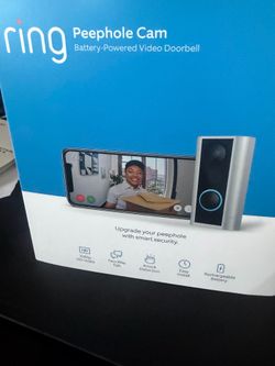 Ring peep hole camera
