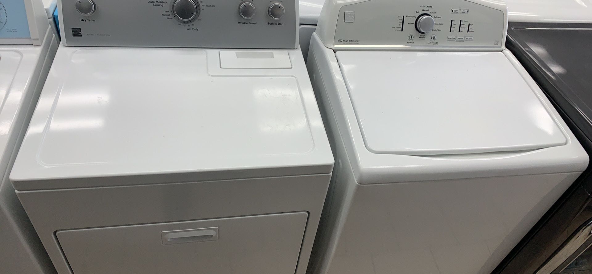 Kenmore washer dryer set