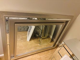 Luxury Silver large mirror