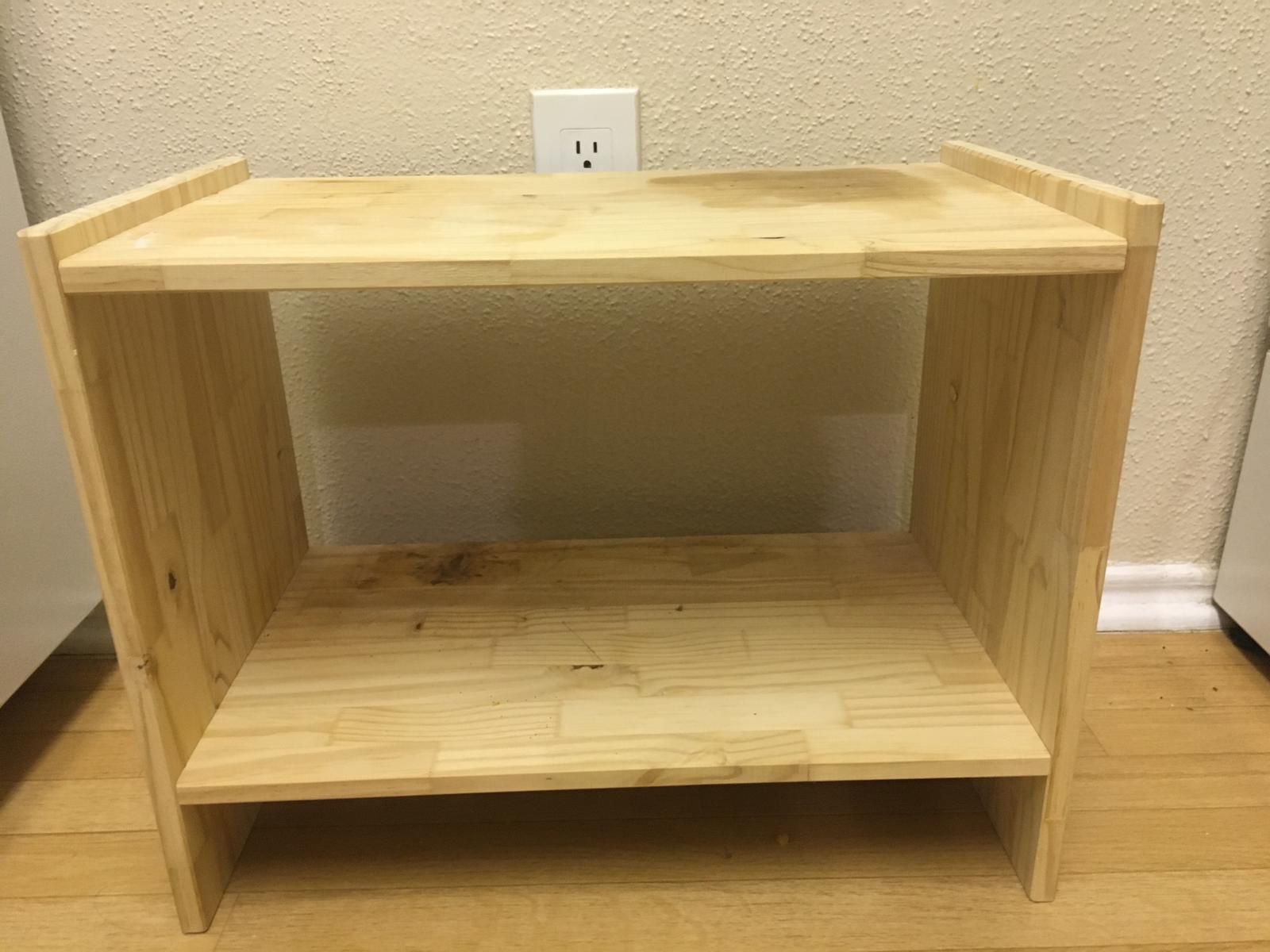 Ikea small 2-level shelf