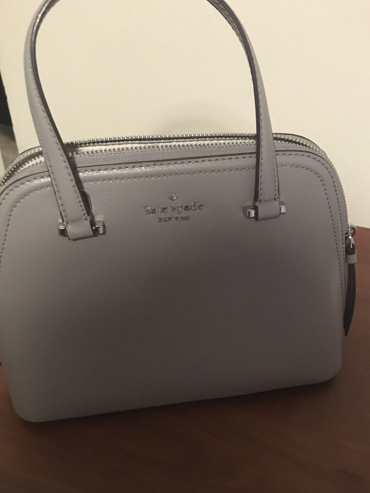 Grey Kate Spade Crossbody Bag