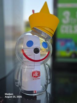 MUST GO MAKE OFFER  Jack in the Box Character Cup with Straw