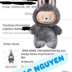 Labubu Big Into Energy SECRET ID 