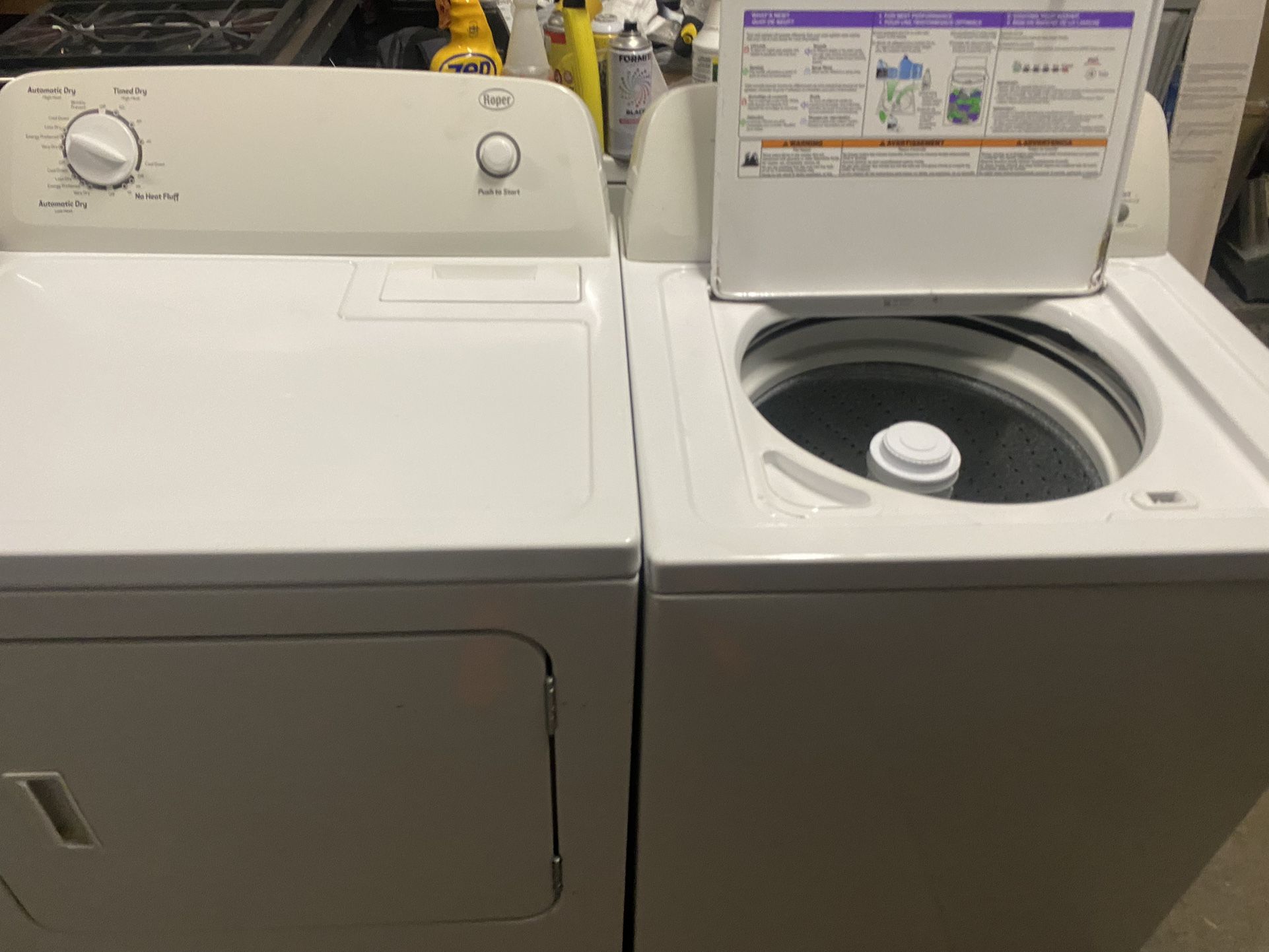 Roper Washer And Electric Dryer Delivery Service Available
