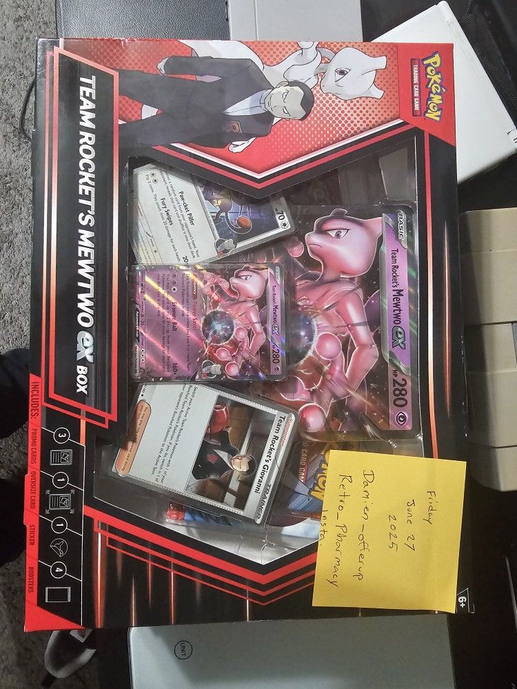 Pokemon Mewtwo Ex Box 3 Available Read Description