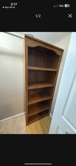 Wood bookshelf