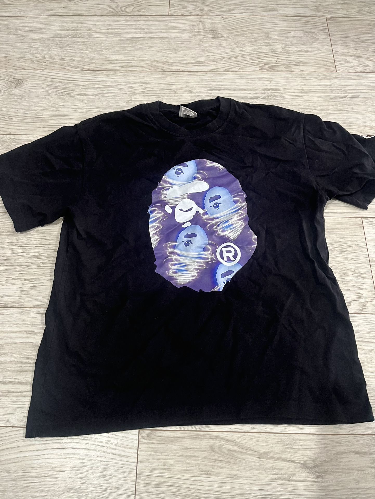 bape big ape head tee size large