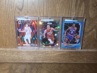 3 basketball cards jokic anunoby 75/150