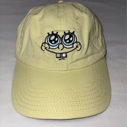 SpongeBob SquarePants Embroidered Dad Hat – Nickelodeon – Yellow – One Size