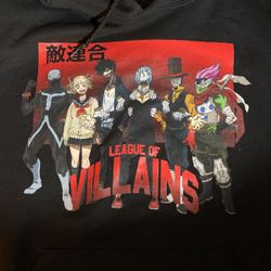 My Hero Academia League Of Villains Hoodie Small