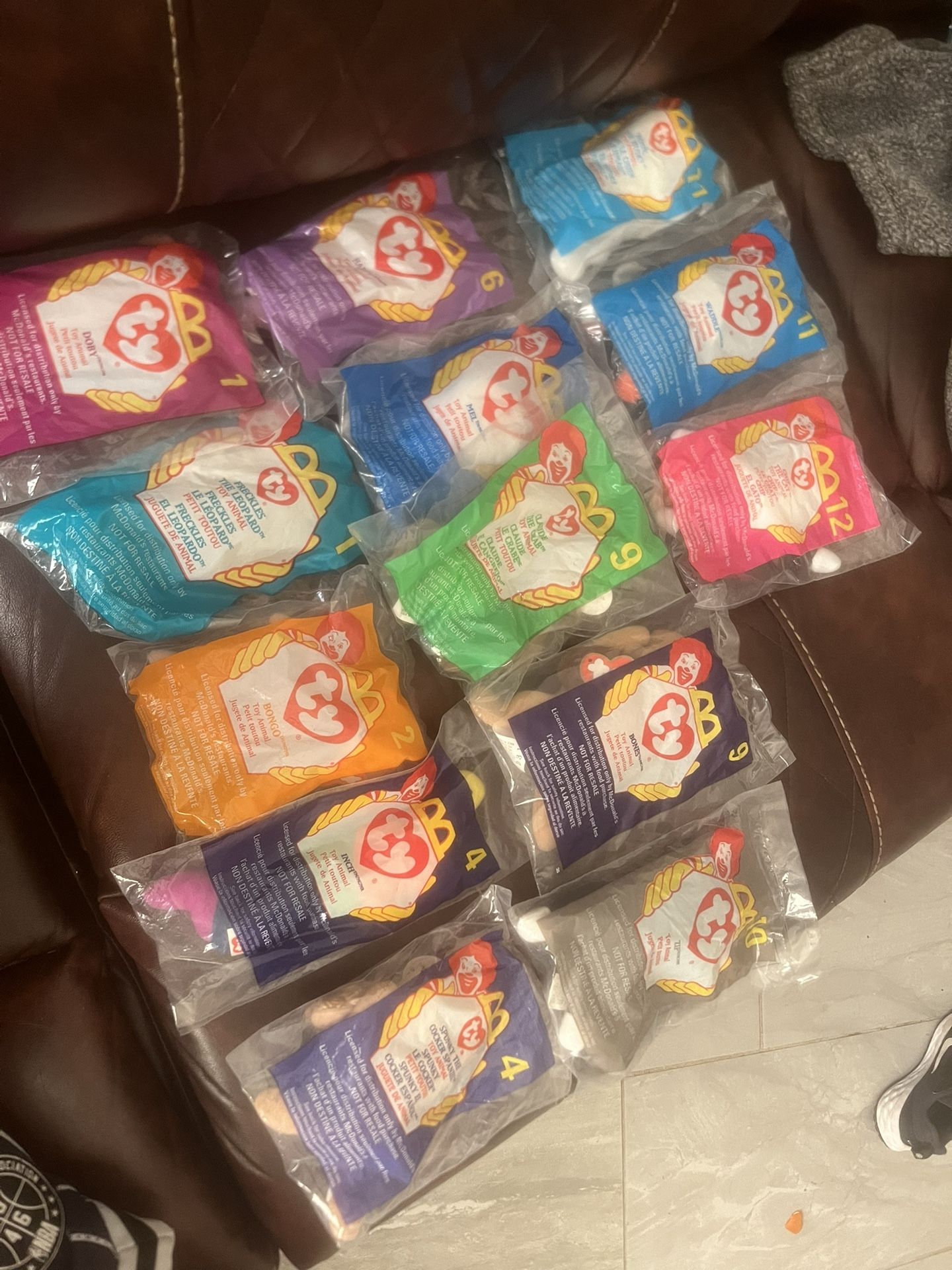 Vintage Bean Baby’s 90’s McDonald’s Toys