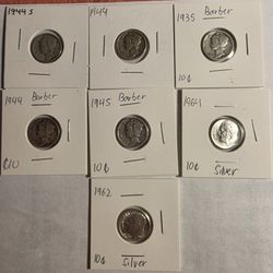 Silver Dimes 1935 And Up