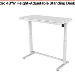 2 Electric Height Adjustable Standing Desk. 23 1/2" Deep By 47" Wide 