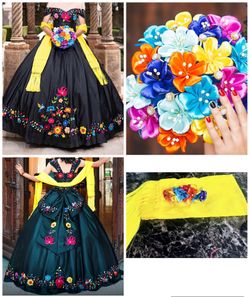 Mexican traditional Quinceañera Dress