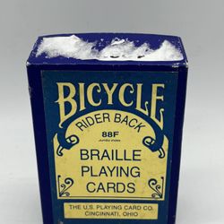 Bicycle Braille Playing Cards - Complete w/ Box