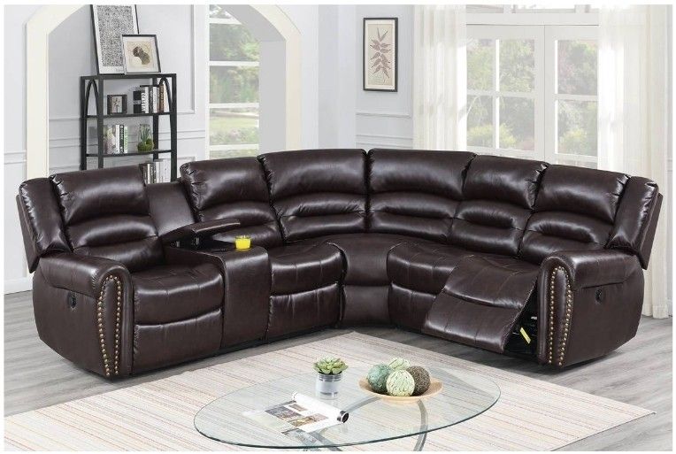 POWER MECHANISM & USB CHARGER UPHOLSTERY GEL LEATHERETTE DARK BROWN NEW IN BOX ☎️ 1714586,2564