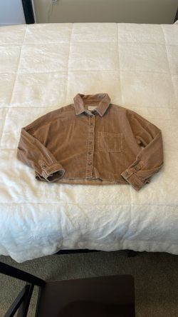 American Eagle Corduroy Cropped Jacket 