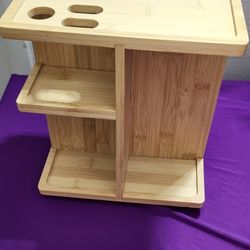 Wooden organizer display