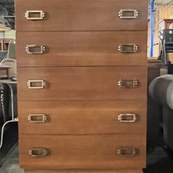 Mid-Century Modern Tall Boy Dresser - $150