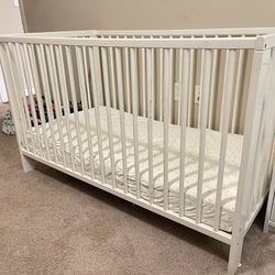 Crib + Mattress IKEA, Baby Bed