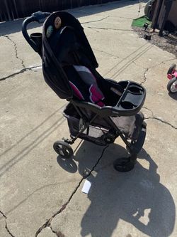 Nexgen Baby Stroller Black and Pink