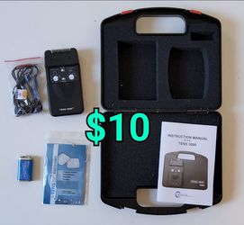 This is a TENS 3000 analog unit designed for drug-free pain relief.      $10