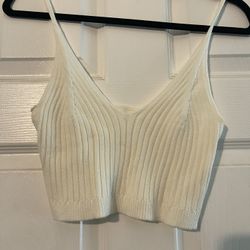 White Crop Top