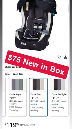 Baby Trend Trooper Plus 3 In 1 Car Seat With Canopy New