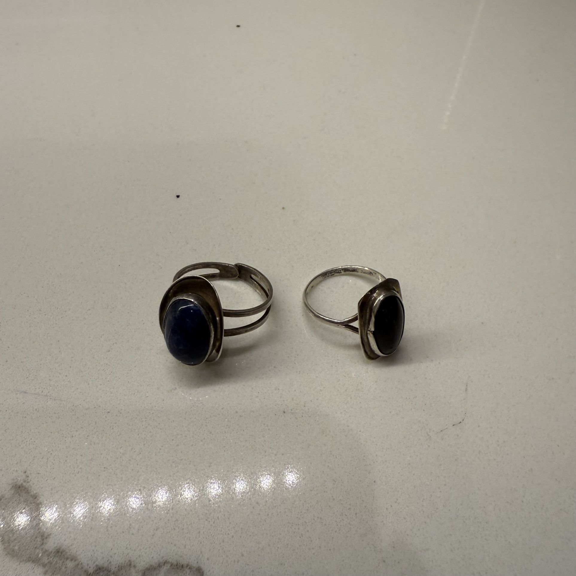 Rings Inlaid with Unknown Stones