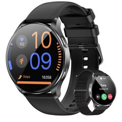 Blackview Smart Watch for Women Men (Make/Answer Calls),1.43''AMOLED Touchscreen Fitness Tracker with 100+ Sports Modes, Heart Rate/SpO2/Sleep Monitor