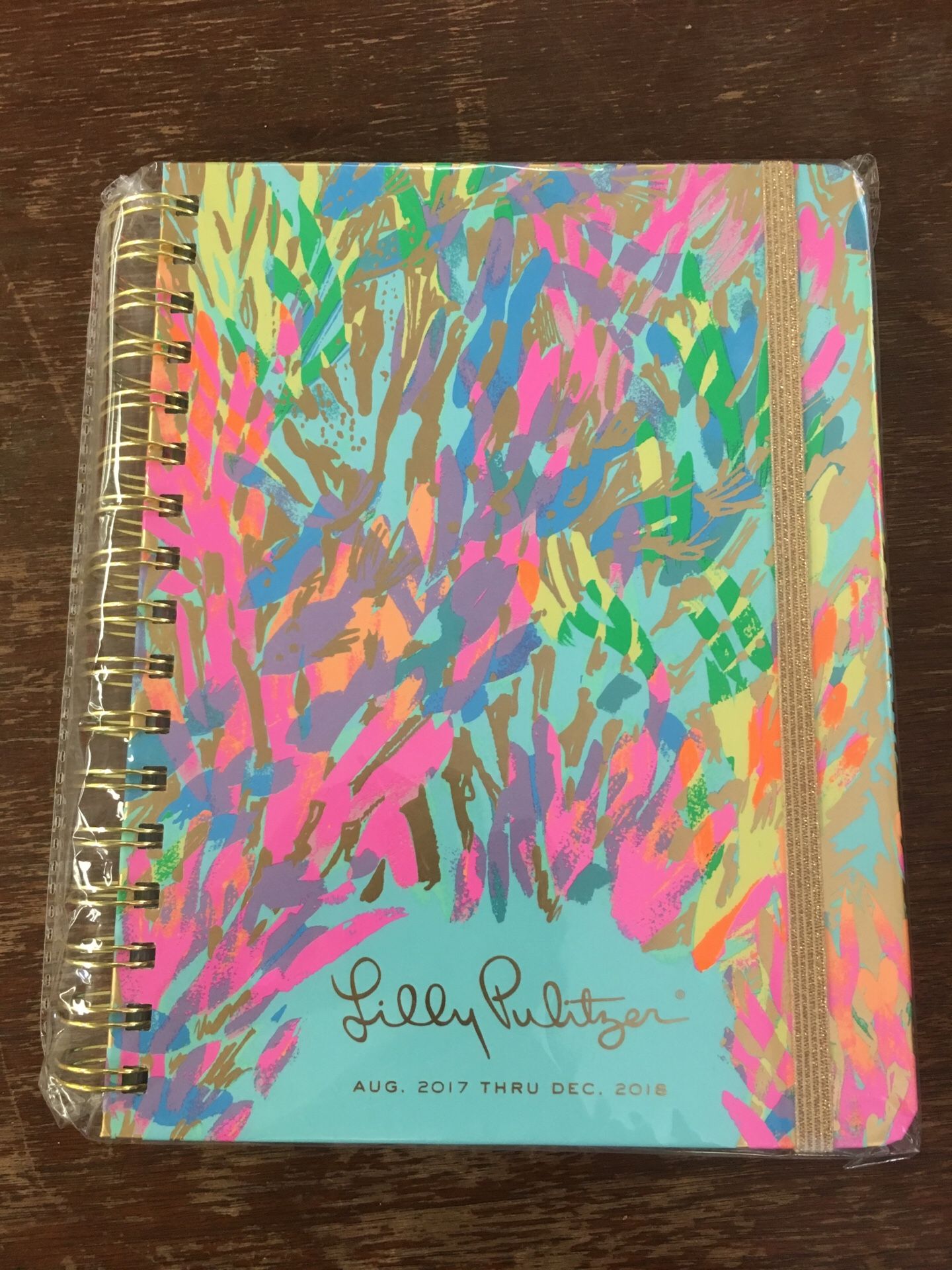 Lilly Pulitzer 17 month planner agenda 2018 Sparkling Sands NEW