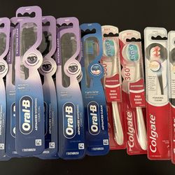 Colgate or Oral-B Manual Toothbrush 1 ct $2 each (Pick Up Only)