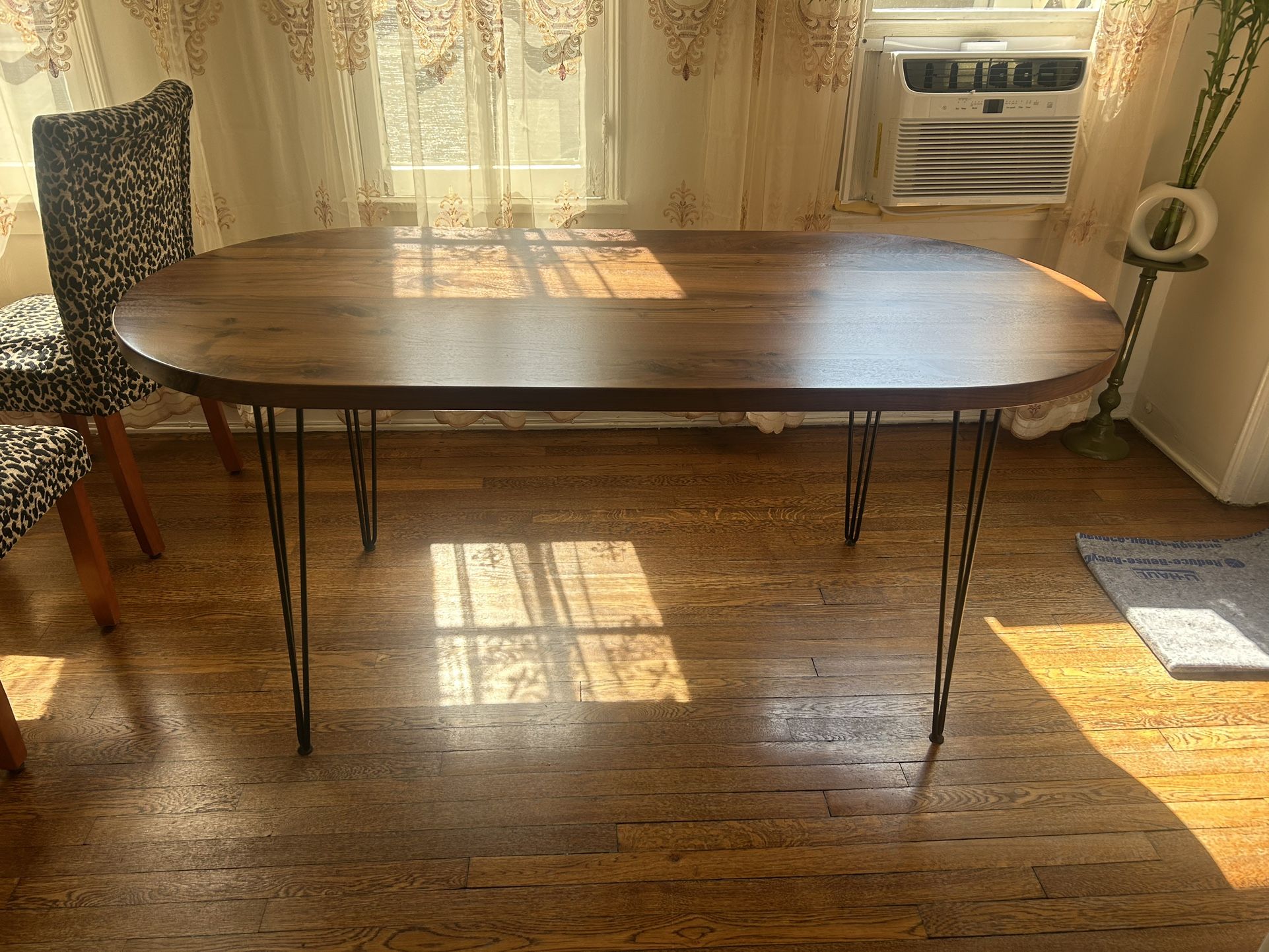 Oval Wood Dining Table