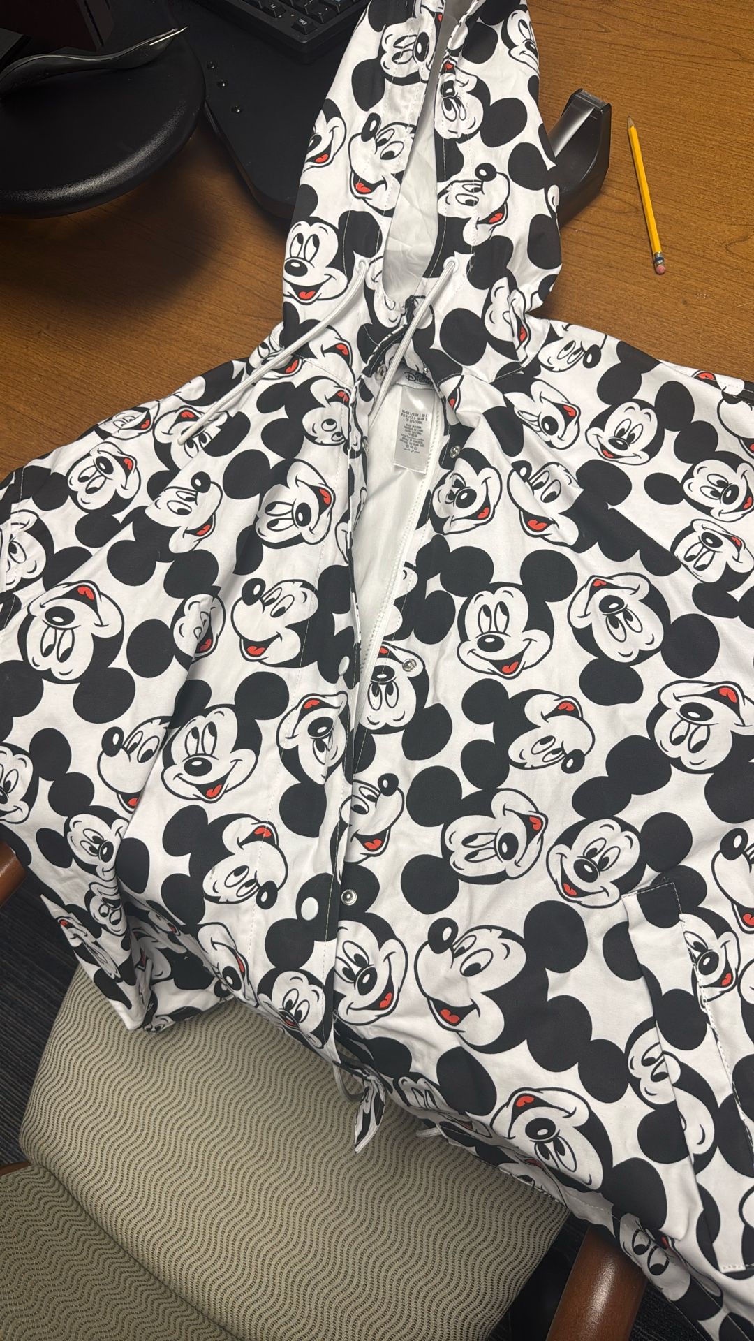 Mickey Rain jacket Adult L