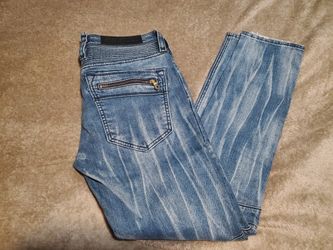 BNWOT Mens Rock Revival Moto Jeans size 32