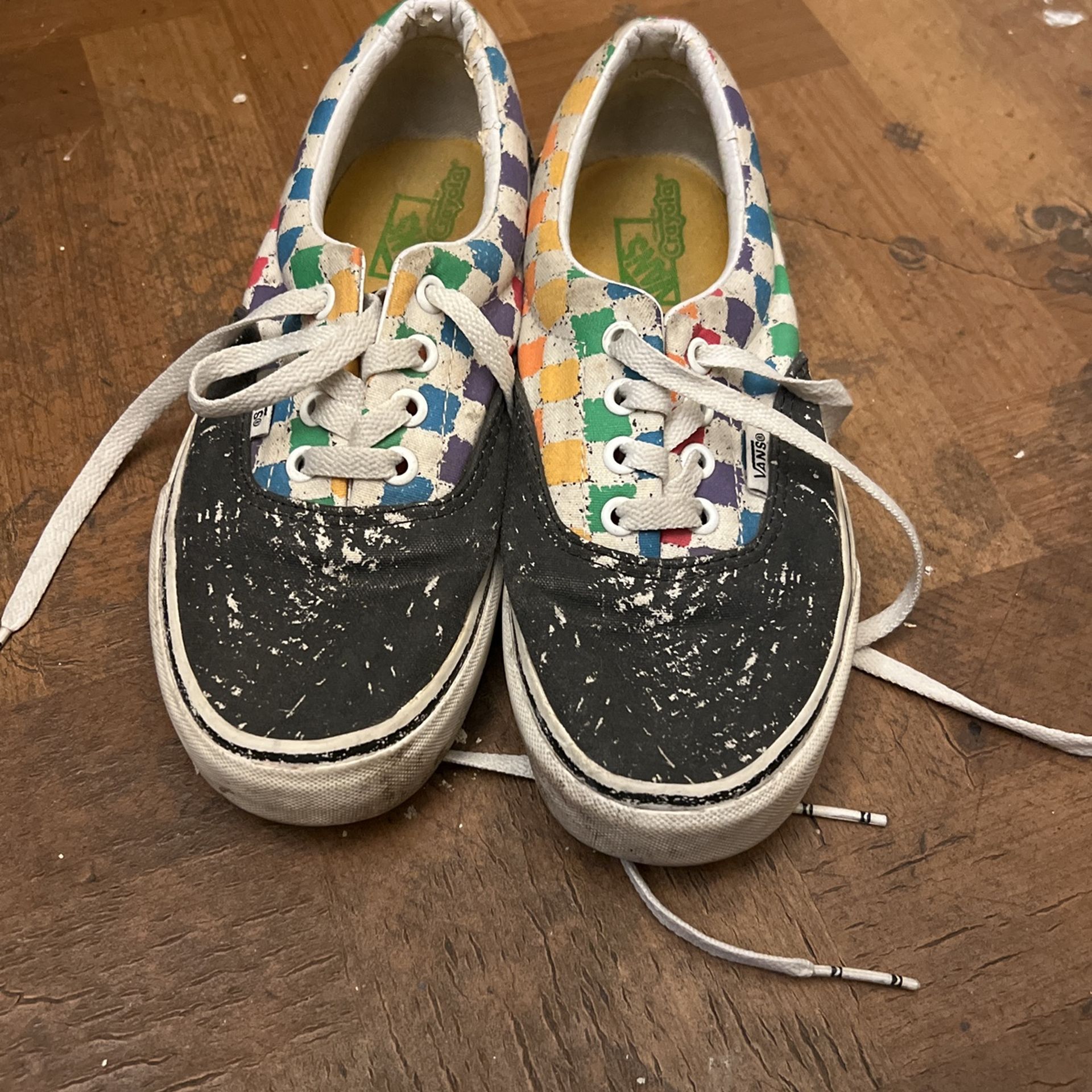 Limited Edition Crayola  Vans Women Size 6.5