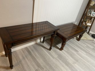 End Table And Center Table Set Solid Wood