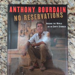 Rare Autograph (Chef Knife) Anthony Bourdain No Reservations Book, 