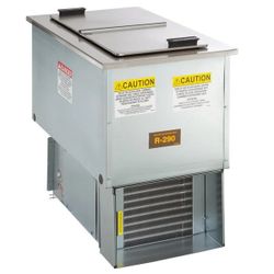 Delfield N225P 6 Gallon Drop-In Freezer with Stainless Steel Lids
