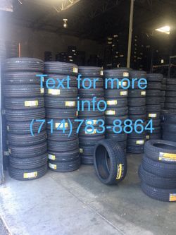 New tires. Llantas nuevas
